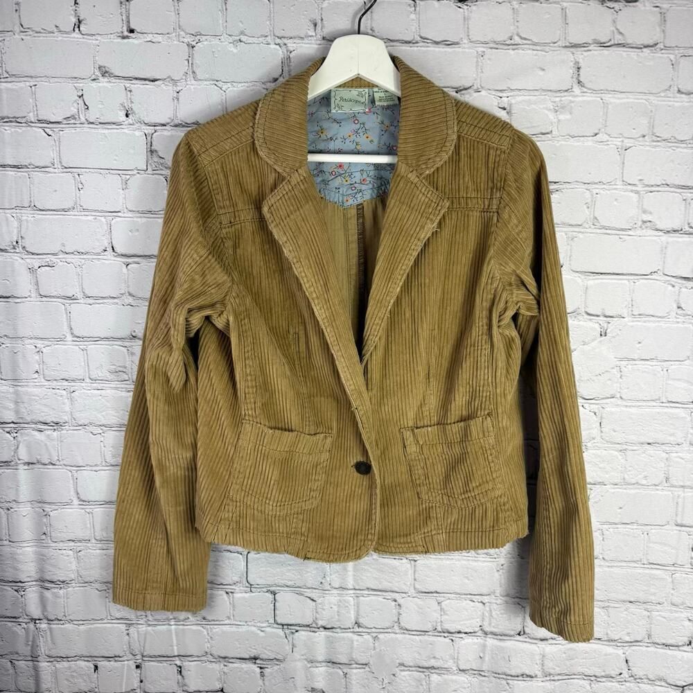 Vintage Y2K Corduroy Jacket Blazer Size Large Periscope I